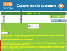 Tablet Screenshot of greeneconcrete.com